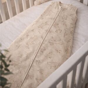 HALO SleepSack Swaddle – 0–6 Months | 100% Cotton | TOG 0.5 | Woodland Print